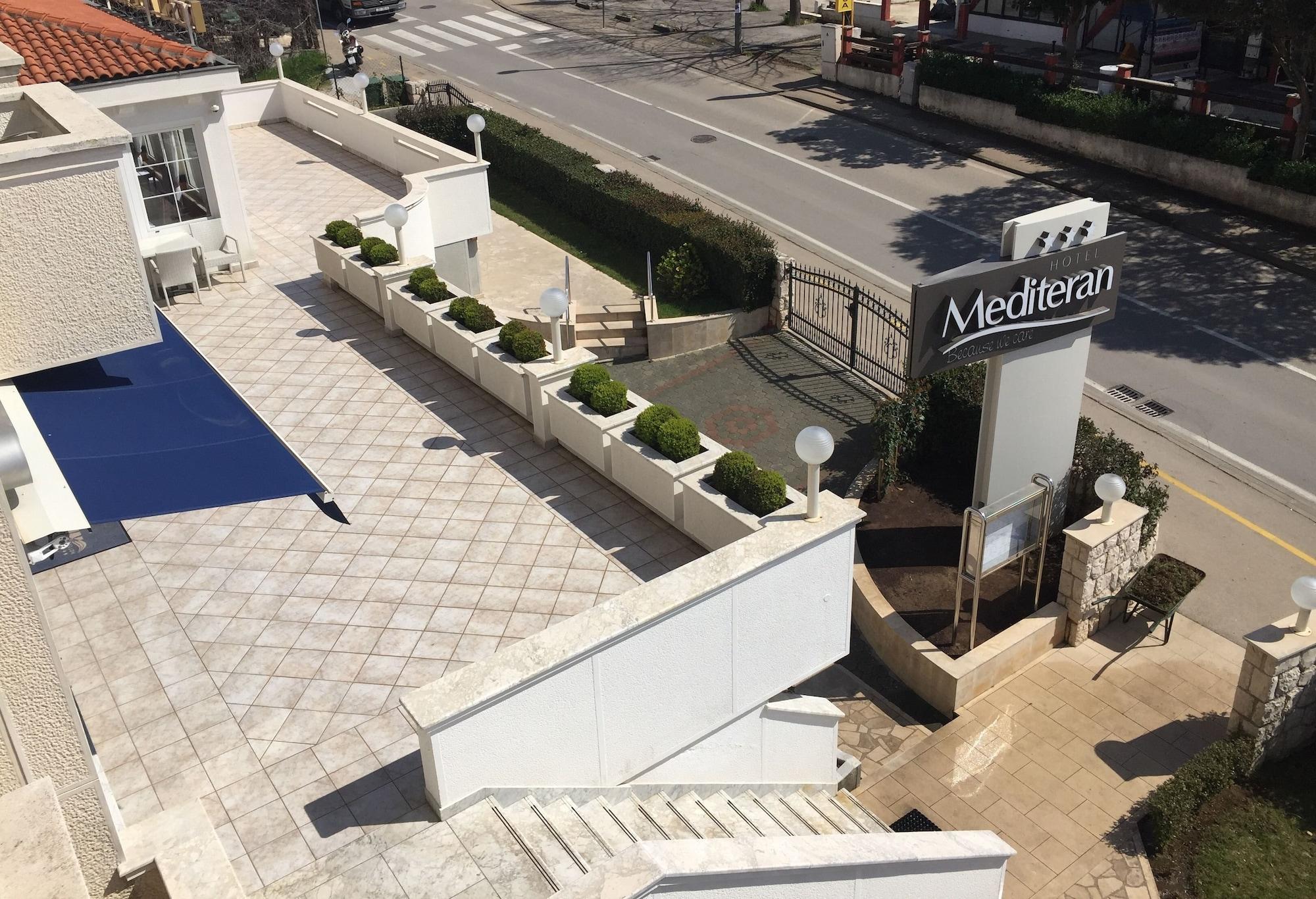 Hotel Mediteran Задар Экстерьер фото