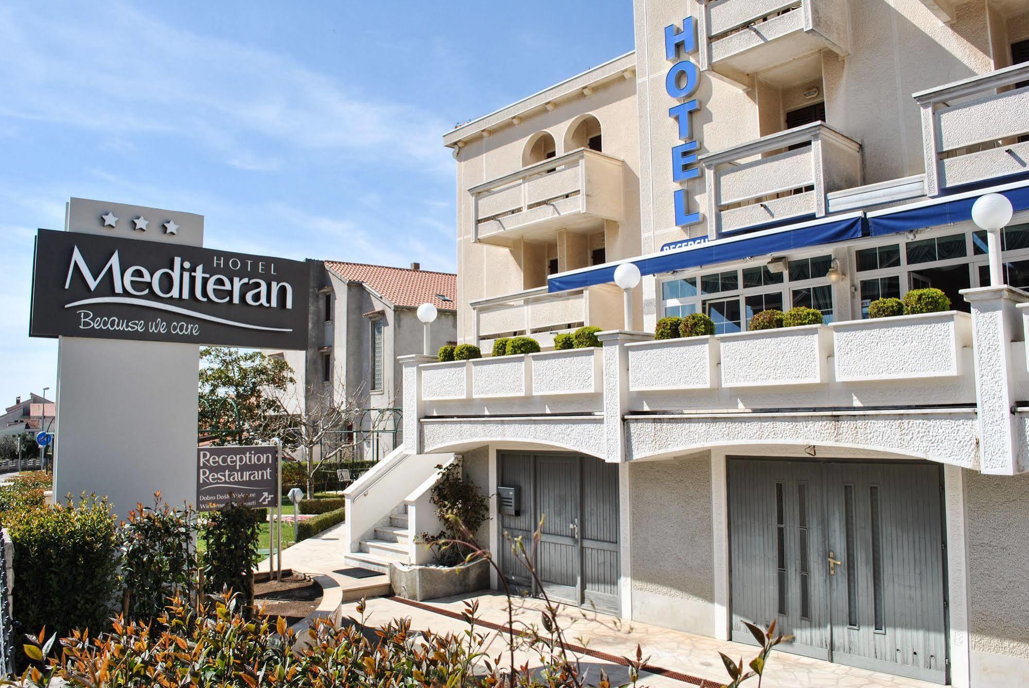 Hotel Mediteran Задар Экстерьер фото